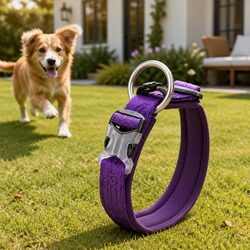 Specifications of the Small Purple Reflective Dog Collar