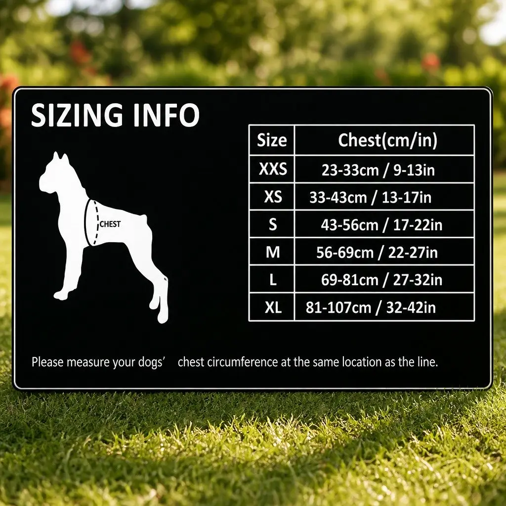 Dog Harness XS Escape Proof Adjustable Straps Pet Walking Harness Black