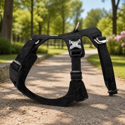 Dog Harness Escape Proof Adjustable Straps Waterproof Cordura Fabric All