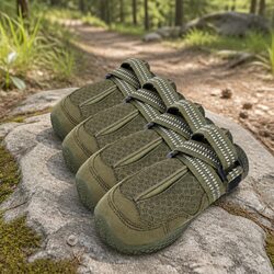 Weatherproof Dog Shoes - Size 4, Green