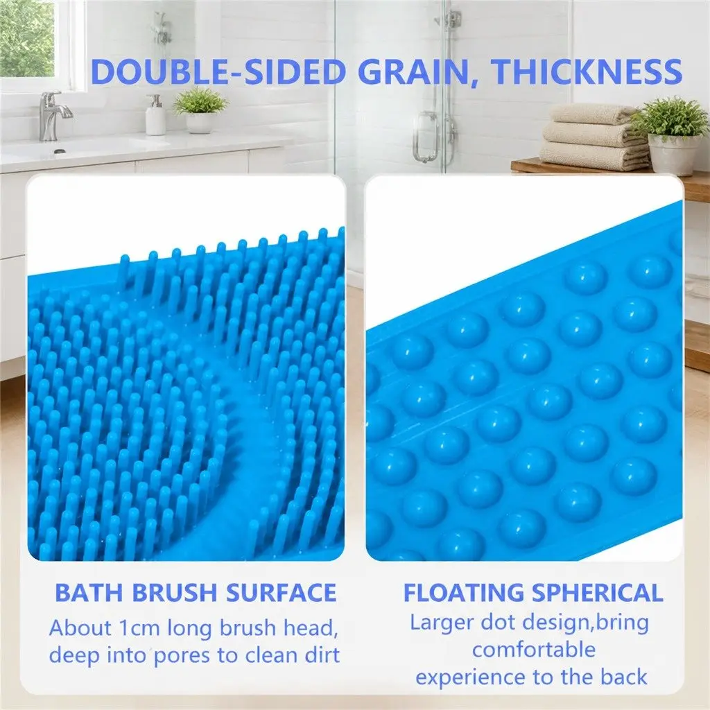 Silicone Back Scrub Strap for Bathing