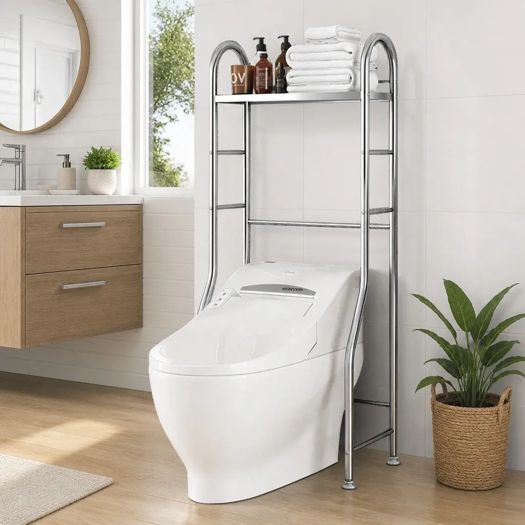 Storage Rack for Bathroom 110x48x25cm