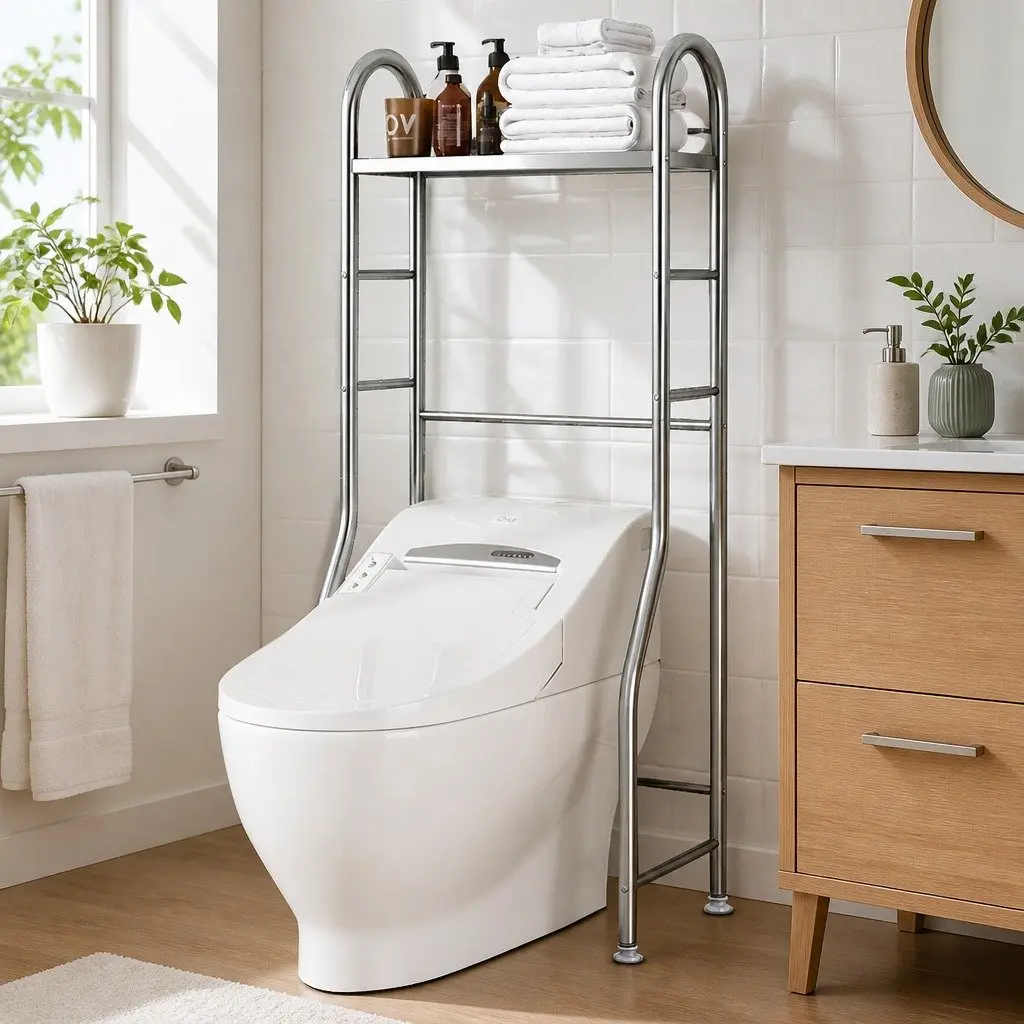 Storage Rack for Bathroom 110x48x25cm