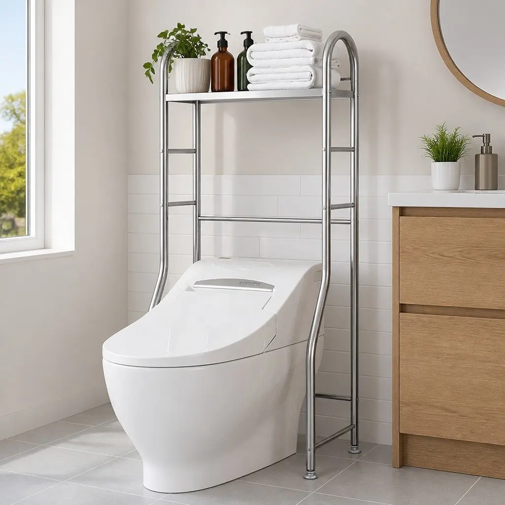 Storage Rack for Bathroom 110x48x25cm