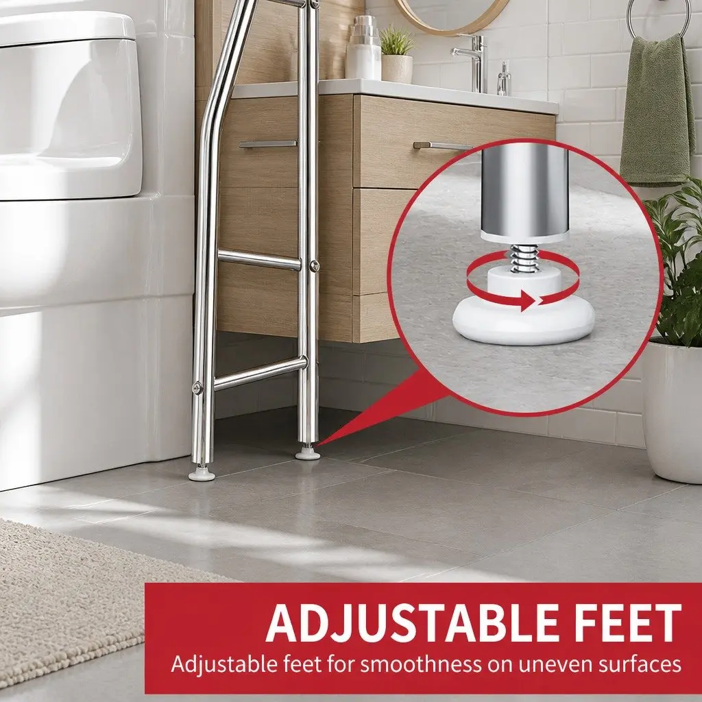 Storage Rack for Bathroom 110x48x25cm