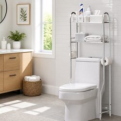 2-Tier Storage Rack: Stainless Steel Shelf Unit Dimensions