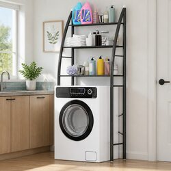 Specifications of the Black 3-Tier Washing Machine Rack