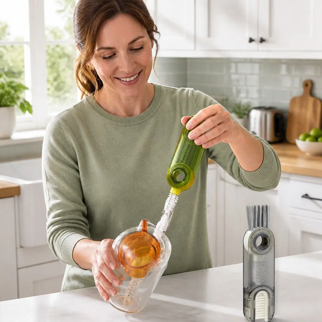 Three-Part Cleaning Brush Tool Set