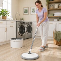 Flat Mop with Centrifugal Dehydration – Specs Included