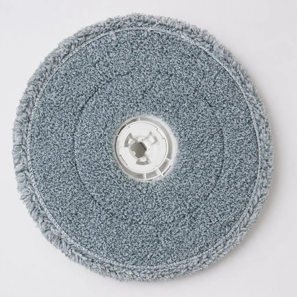 Flat Mop Manual Cleaning Equipment for Home Use 102x18x23cm Grey White
