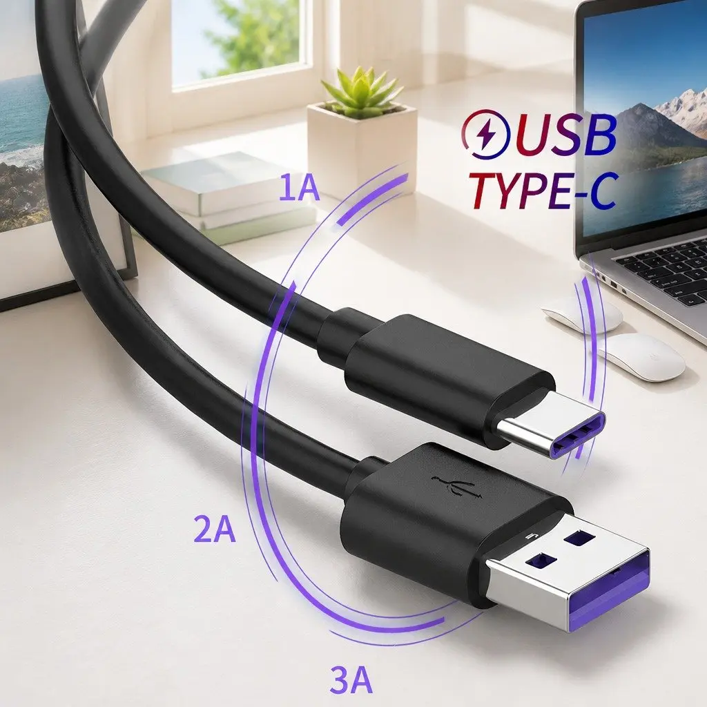 40W USB-C to Type-C PD Fast Charging Cable Power Lead
