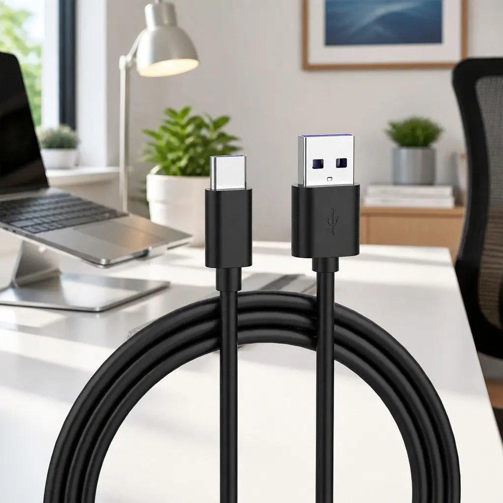 USB to USB-C Fast Charging Cable For Samsung Huawei Android Devices
