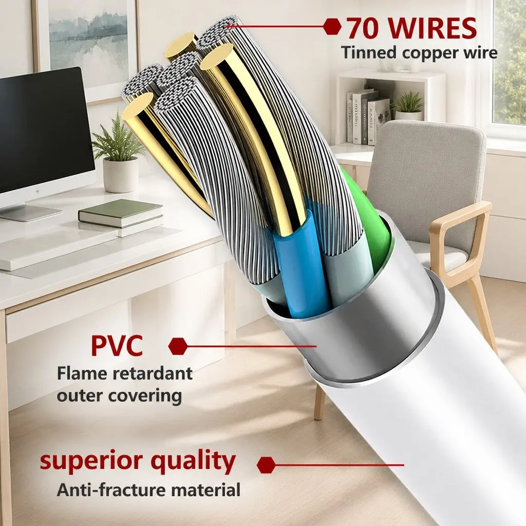 USB Type-C Fast Charging Cable 40W Power Cord for Mobile Devices