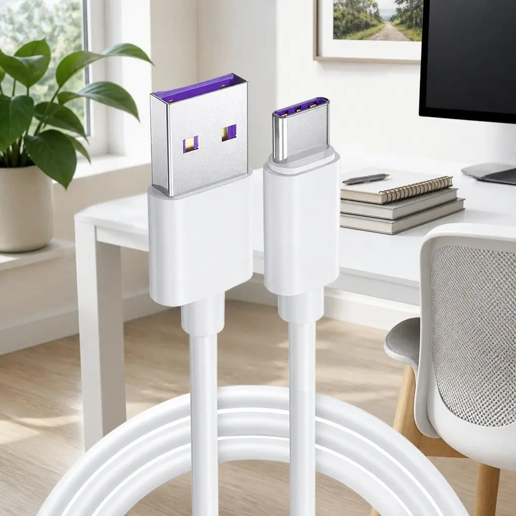 USB Type-C Fast Charging Cable 40W Power Cord for Mobile Devices