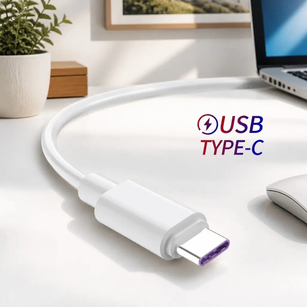 USB to USB-C Fast Charging Cable for Smartphones 1 Meter
