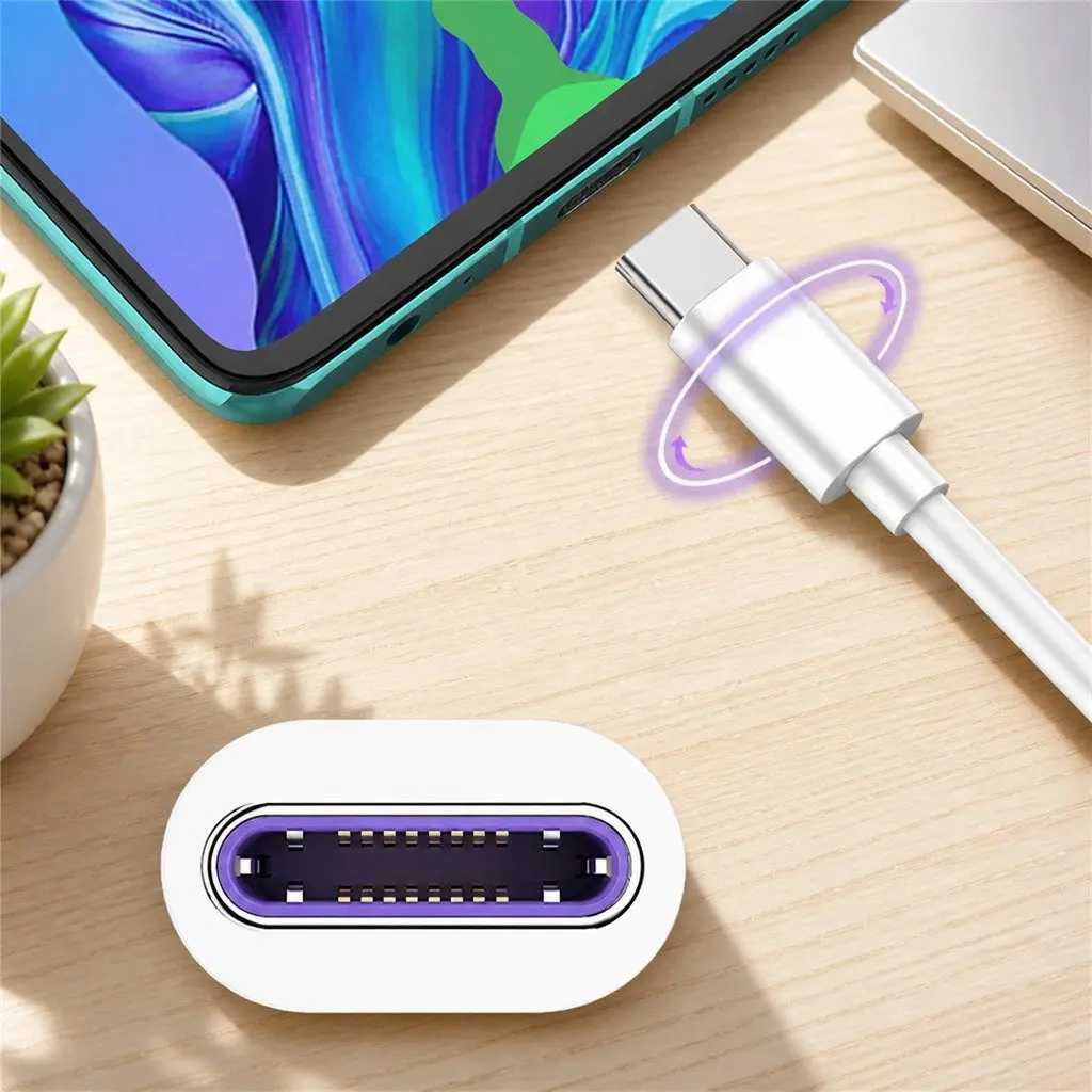 USB to USB-C Fast Charging Cable for Smartphones 1 Meter