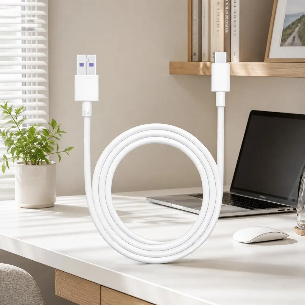 USB to USB-C Fast Charging Cable for Smartphones 1 Meter