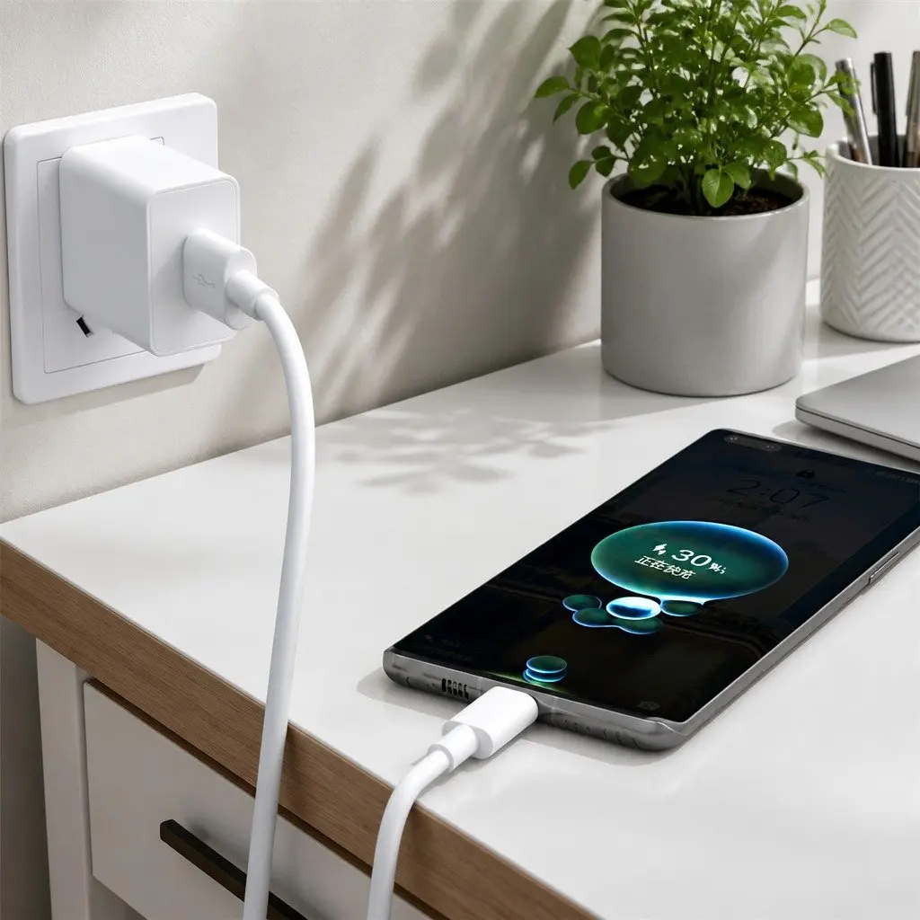 USB to USB-C Fast Charging Cable for Smartphones 1 Meter