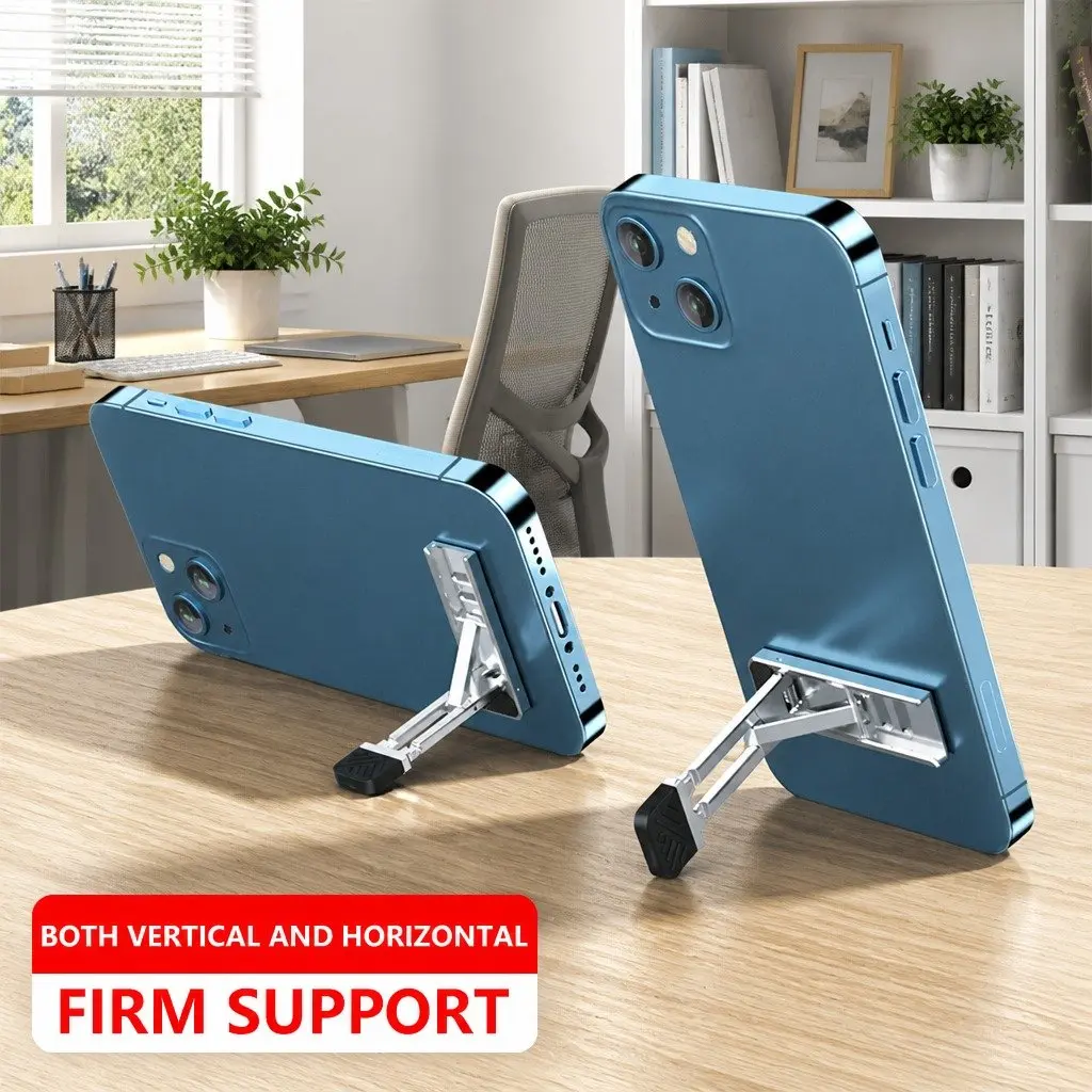 Metal Phone Holder for Desk Adjustable Portable Folding Lightweight 53mm X 14mm X 3.5mm