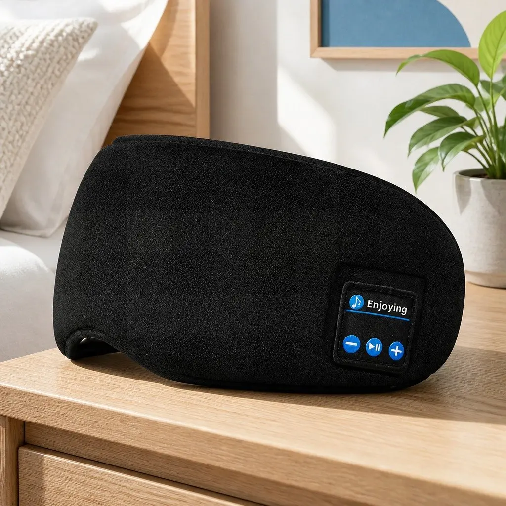 Wireless Bluetooth Stereo Sleep Eye Mask Headphones for Sleeping 13x16.5x6cm
