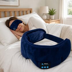 Bluetooth Sleep Eye Mask Specs: 13x16.5x6cm, Blue