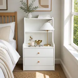 Minimalist Bedside Nightstand - Dimensions: 47 × 39 × 86 cm