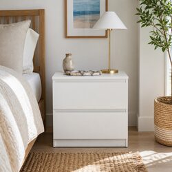 Specifications of Modern Bedside Table with Double Drawers