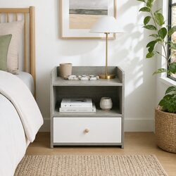 Nordic Bedside Table Dimensions: 47 x 39 x 48 cm