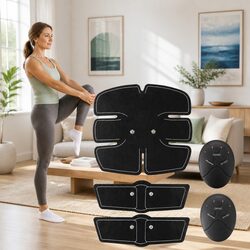 Abdominal Muscle Fitness Device Vibration Massage Heating Patch Equipment Toner