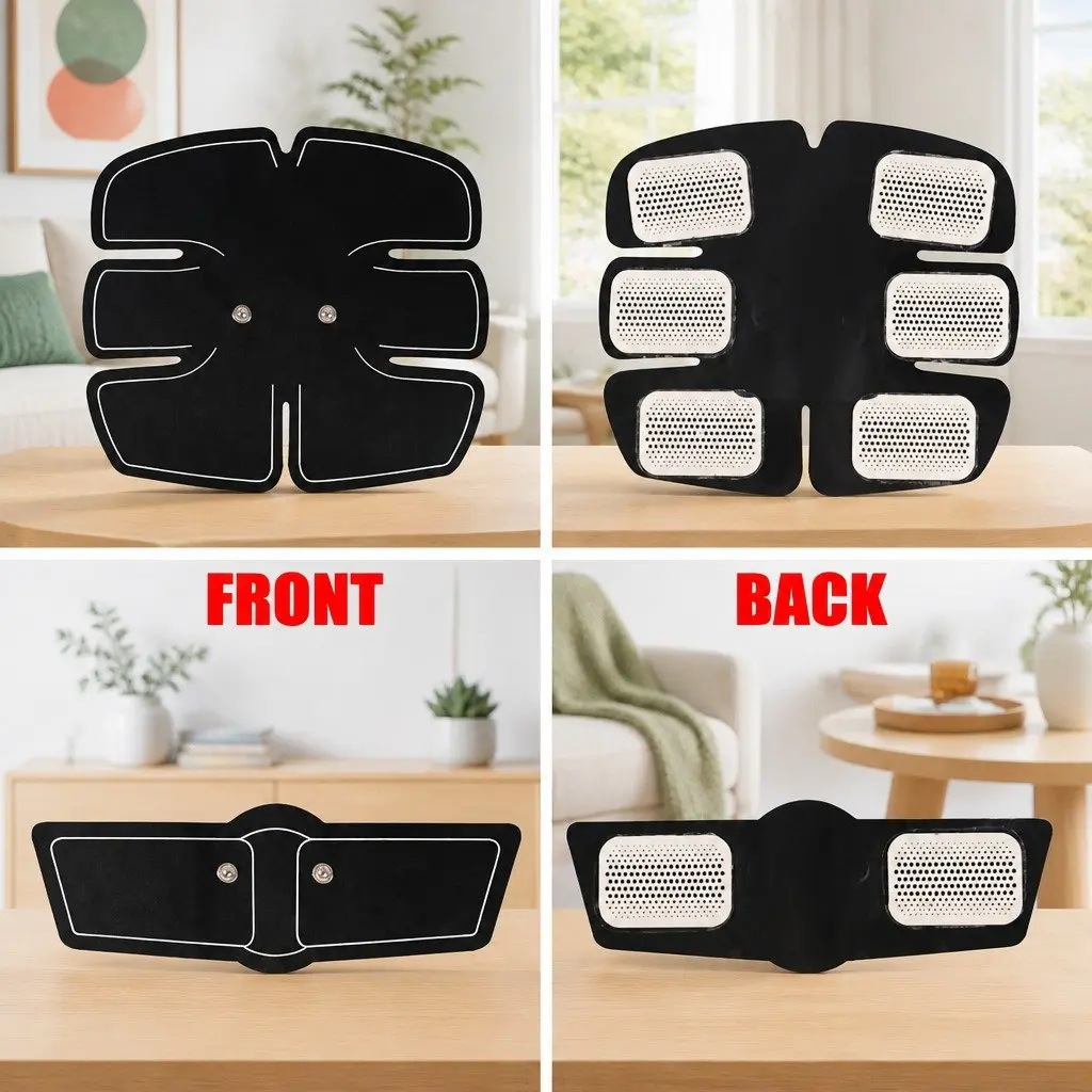 Abdominal Muscle Fitness Device Vibration Massage Heating Patch Equipment Toner