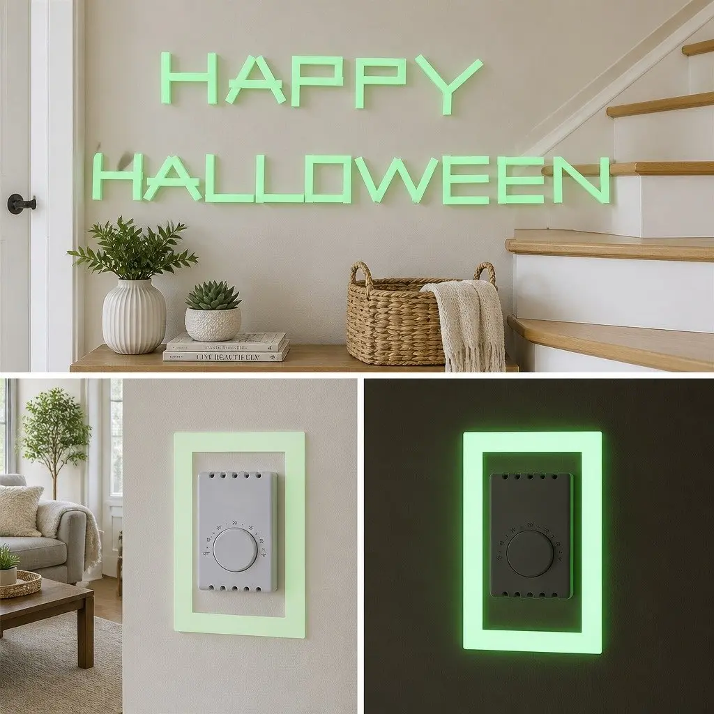 Glow-in-the-Dark Anti-Slip Stair Tread Safety Sticker for Stairways 1cm X 3m