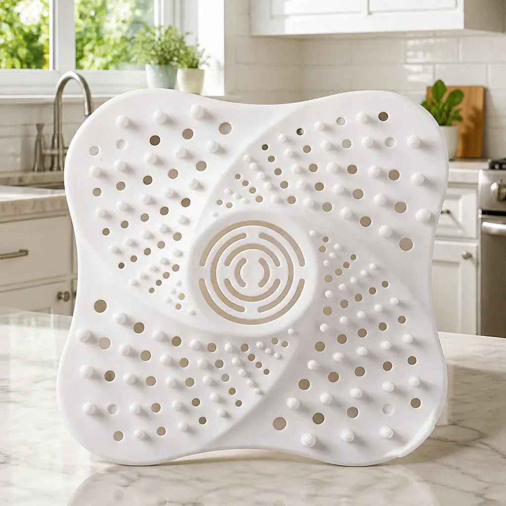 Silicone Drain Cover for Kitchen Bathroom Laundry Room 13cm X 13cm X 2cm