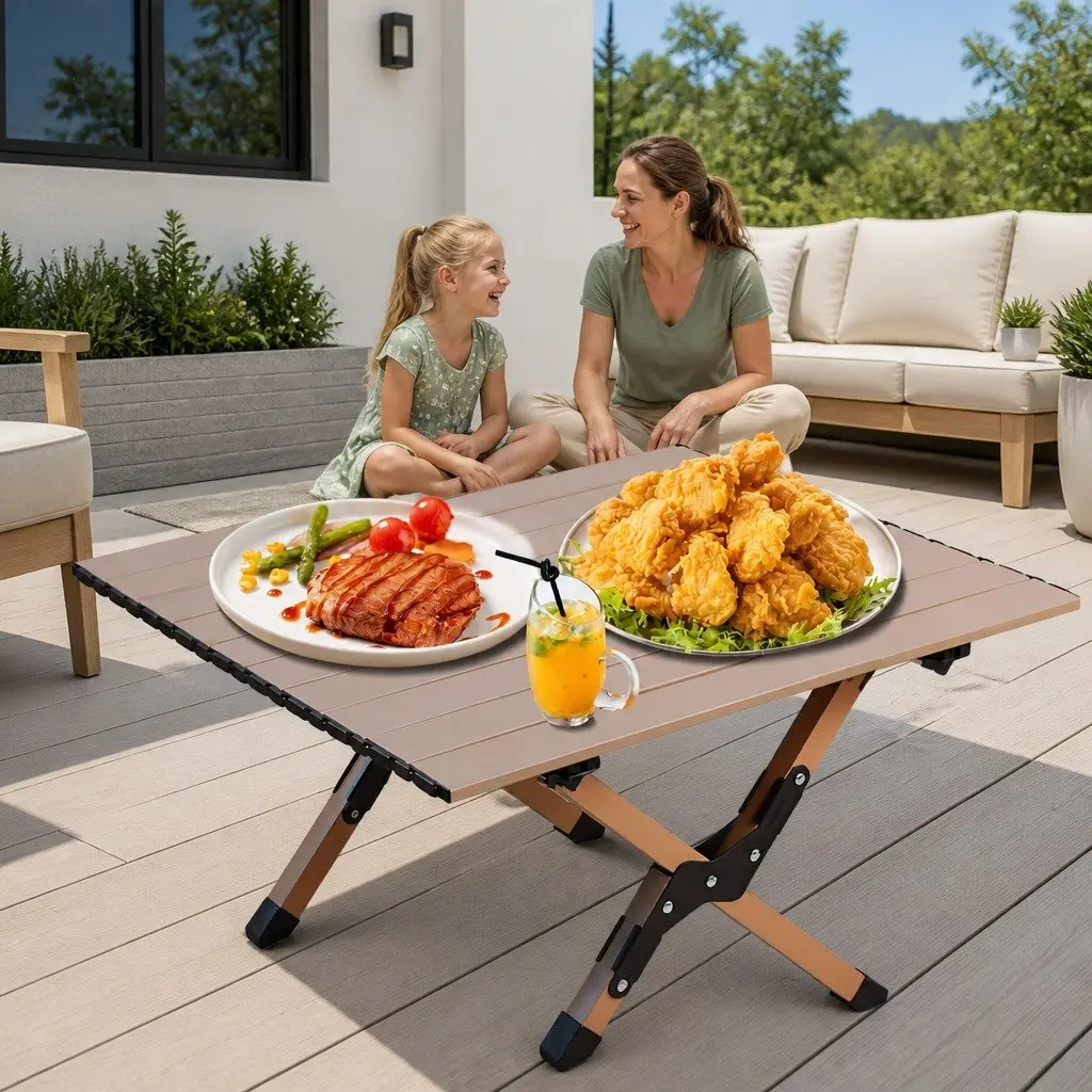 Carbon Steel Camping Picnic Table