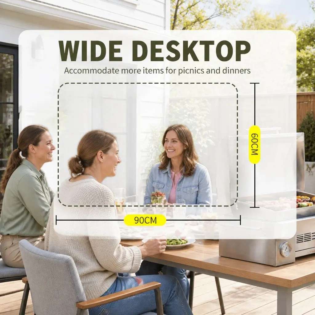 Camping Table Outdoor Picnic 90x60x70cm