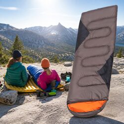 Outdoor Sleeping Bags Waterproof Envelope Design Rectangular Quilts Camping