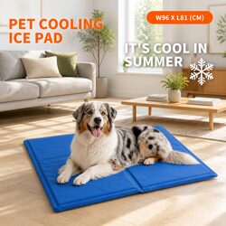 Pet Cooling Cushion Ice Mat Dog Cat Summer Comfort Pad XXL Multifunctional