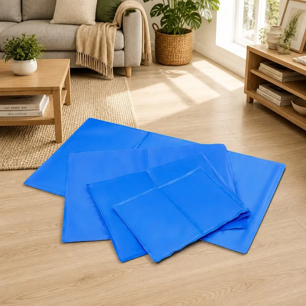 Pet Cooling Cushion Ice Mat Dog Cat Summer Comfort Pad XXL Multifunctional