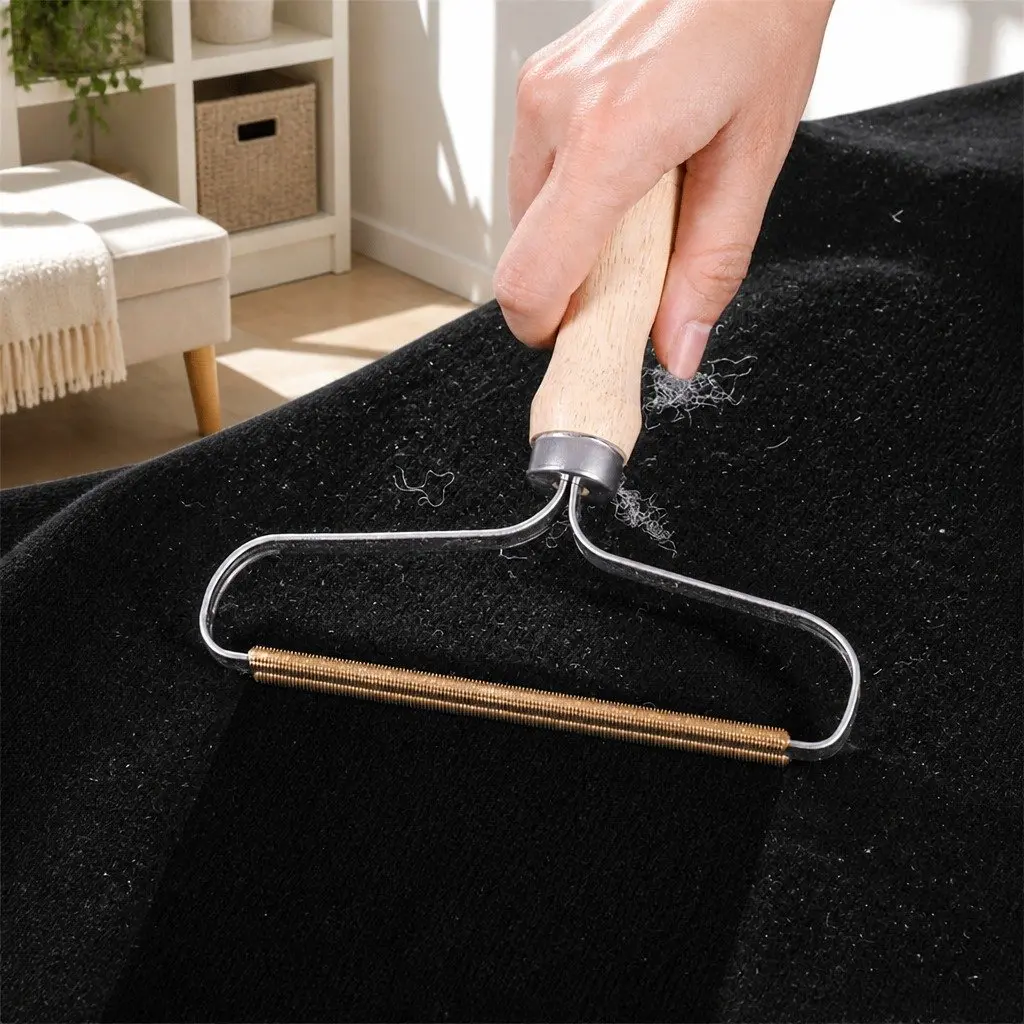 Portable Lint Remover for Clothing Bedding Furniture and Car Upholstery Compact Size