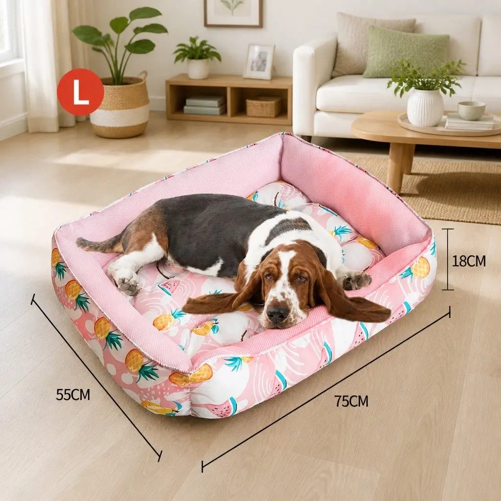 Dog Cooling Mat Pet Summer Pad Ice Bed Sleeping Nest Universal Design