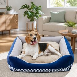 Cat Dog Calming Bed Soft Nest Cushion Washable Pet Comfort Large
