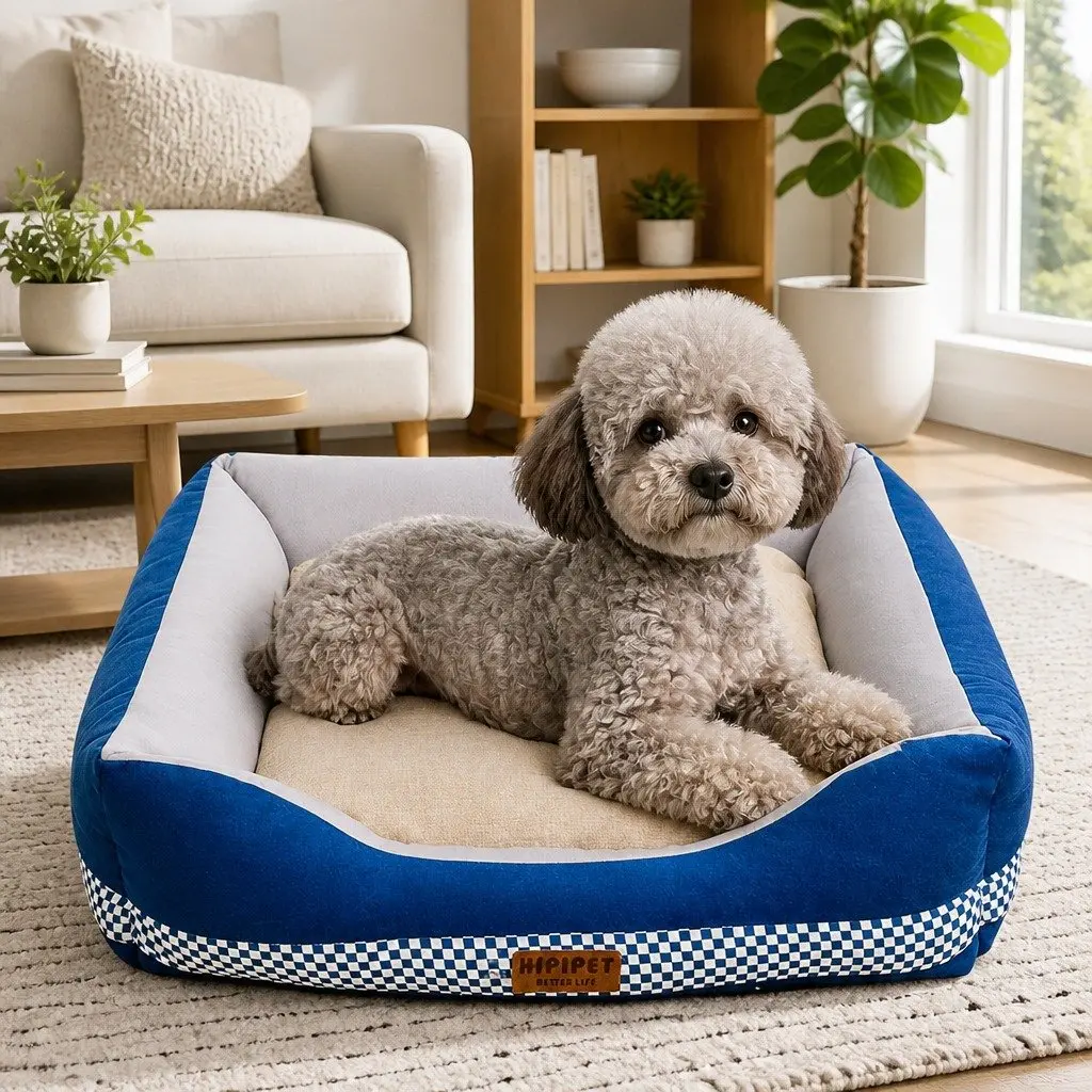 Pet Comfort Bed Breathable Moisture-proof Cat Dog Calming Bed Summer Cooling