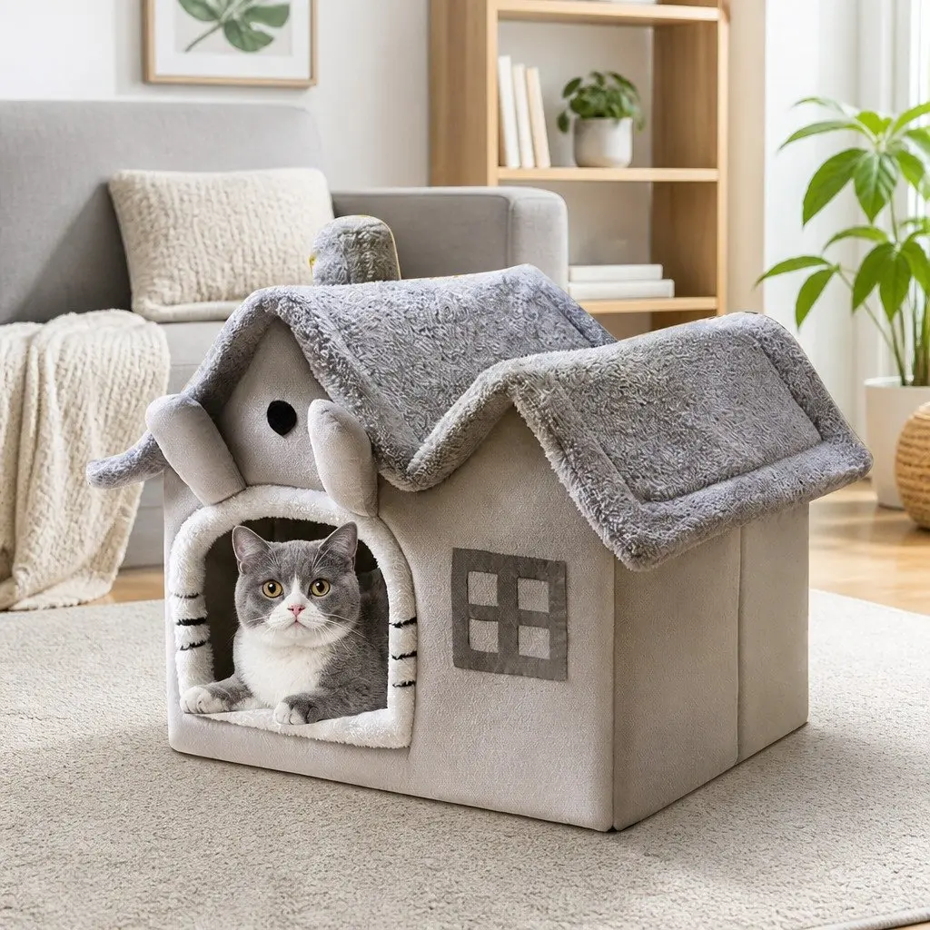 Pet Tent Indoor Soft Warm Shelter 39x32x34cm