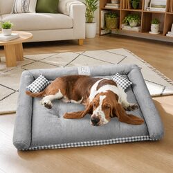 Specifications of Grey Dog Bed with Removable Cover