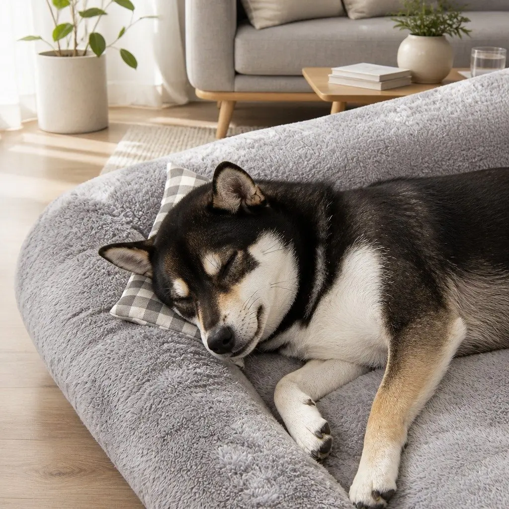 Dog Bed for Pets, Soft Sleeping Mat for Dogs and Cats, Medium Size