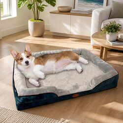 Grey Dog Bed Sofa Dimensions: 75x60x17cm, 1.88kg