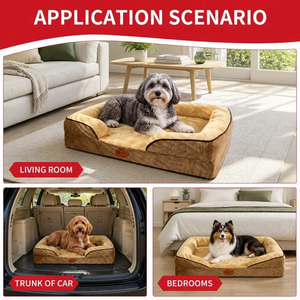 Dog Sofa Bed for Pets 60x50x17cm