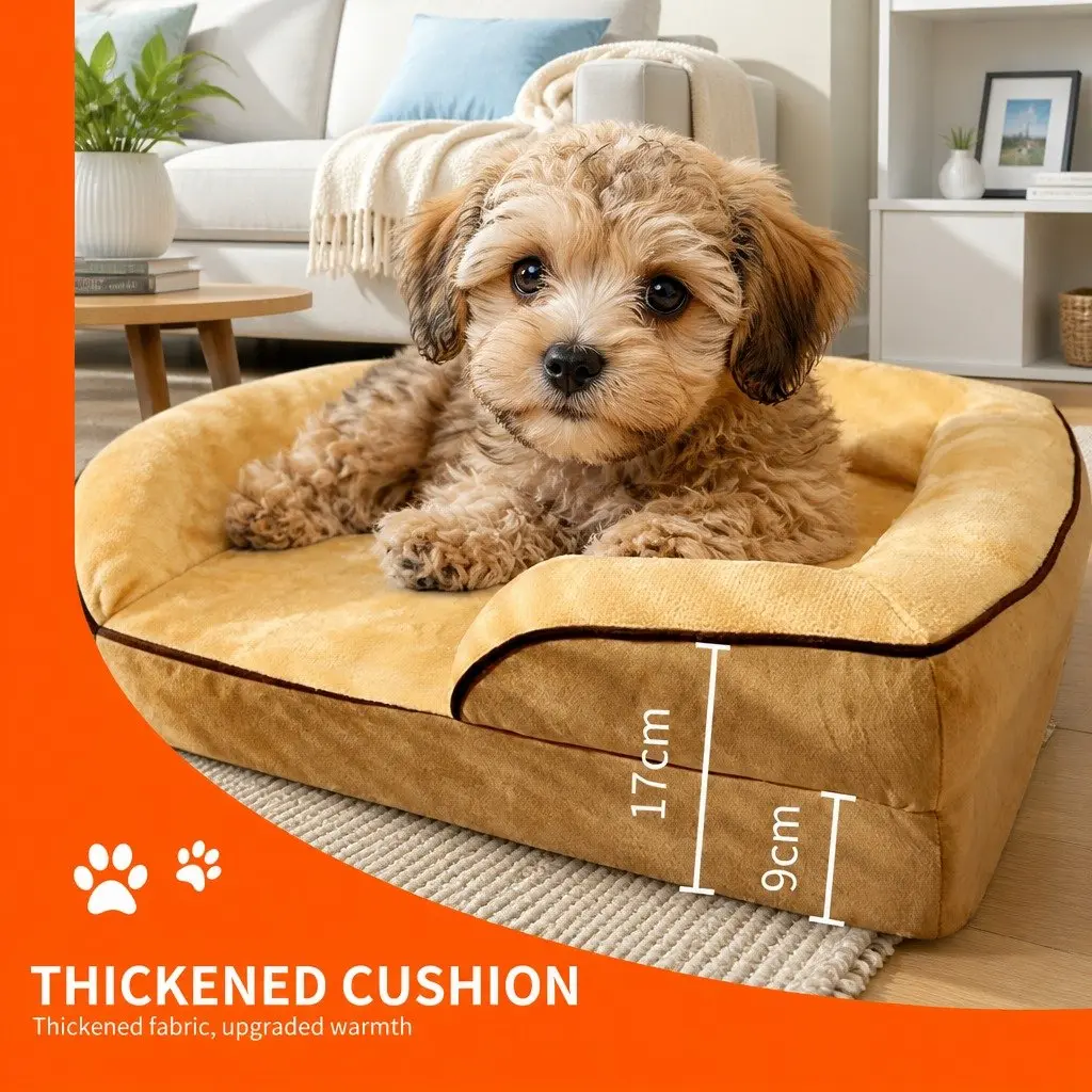 Dog Sofa Bed for Pets 60x50x17cm