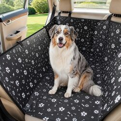 Double Layer Waterproof Pet Car Seat Cover Dog Hammock Back Seat Protector Mat