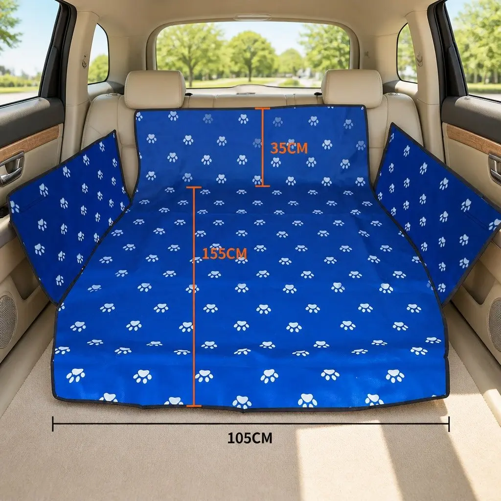 Pet Car Seat Cover Hammock Waterproof Non-Slip Protector Mat for Back Seat 155x105cm