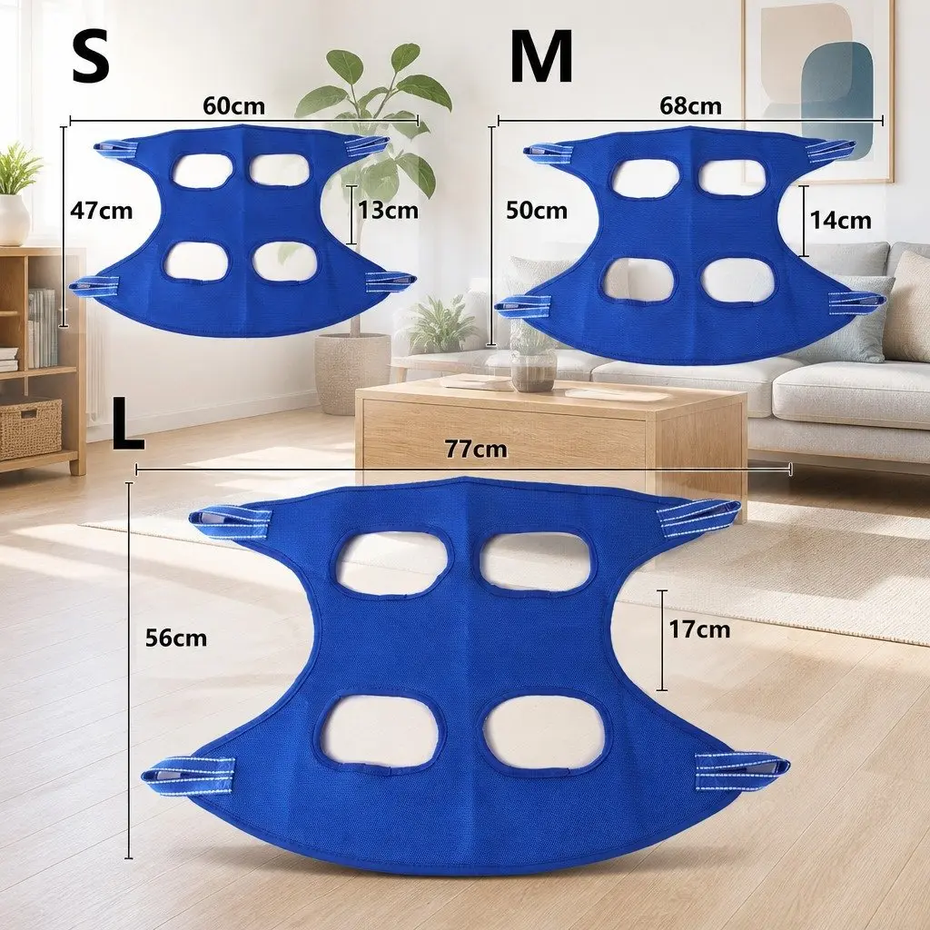 Pet Grooming Hammock for Small Medium Pets 60cmX47cm for Nail Trimming Bathing Health Care